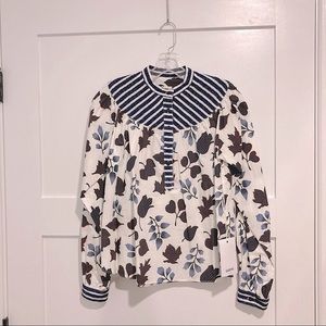 Warm NWT Xs  button down blouse
